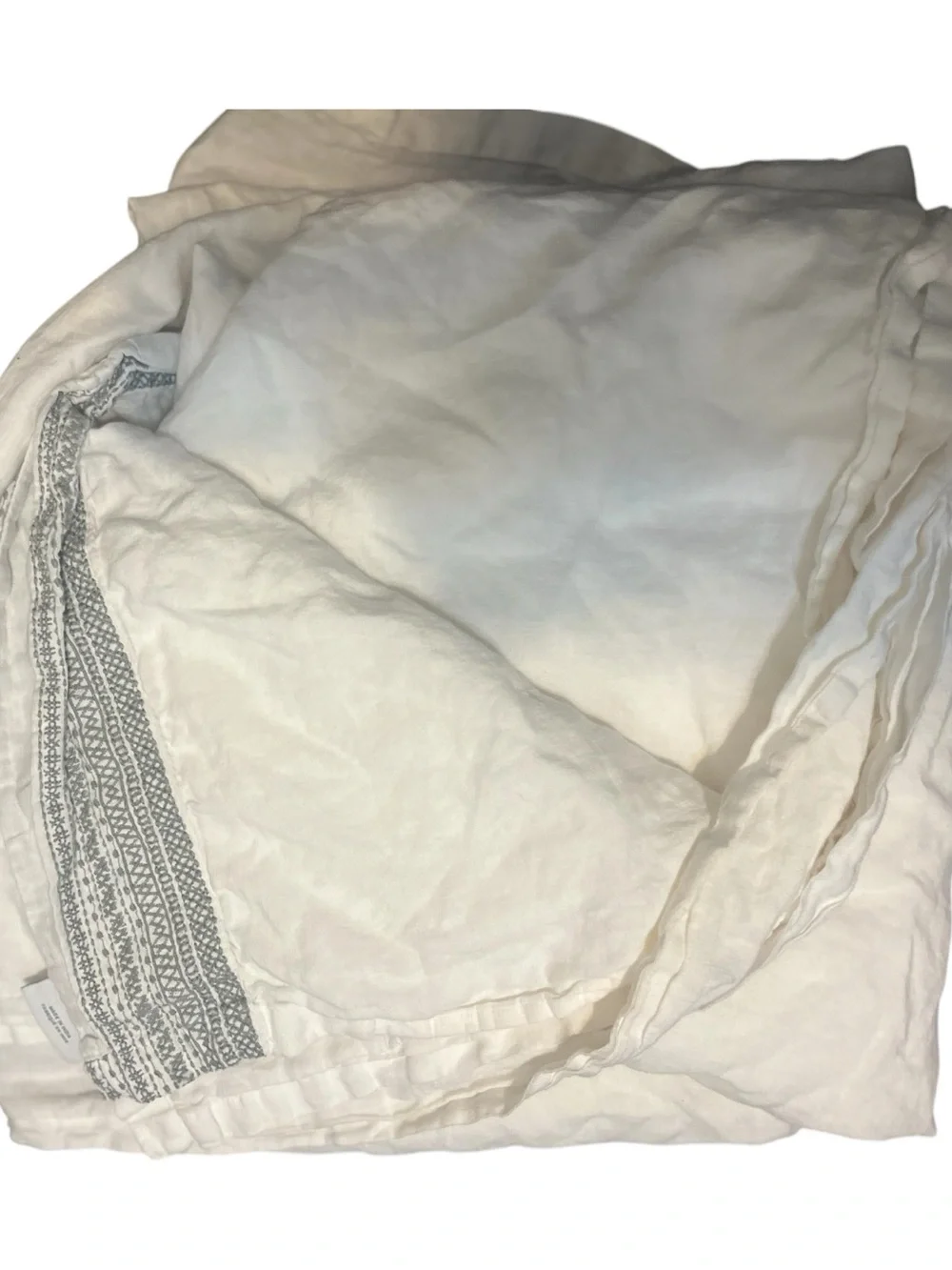 Restoration Hardware MILOU queen flat sheet